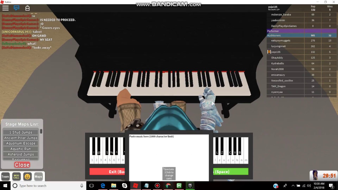 oof piano roblox